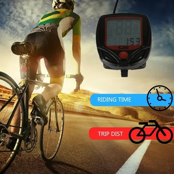 NEW Bike Cycling Computer LCD Odometer Speedometer Stopwatch SD-548B | Wish