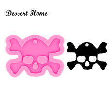 Key Chain, Jewelry, skull, epoxyandresincraftmold