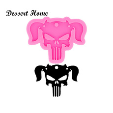 Key Chain, Jewelry, skull, epoxyandresincraftmold