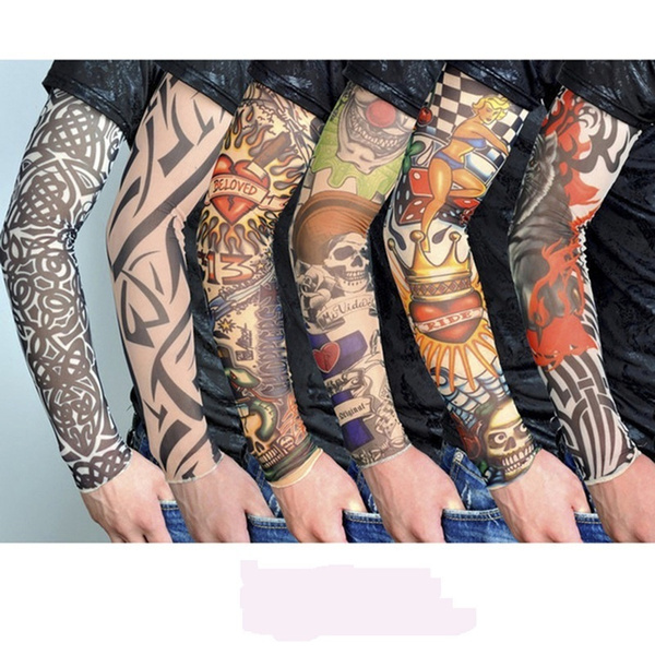 Wholesale 10 Pack Fake Temporary Tattoo Sleeves, Tattoo costume Arm  Stockings | eBay