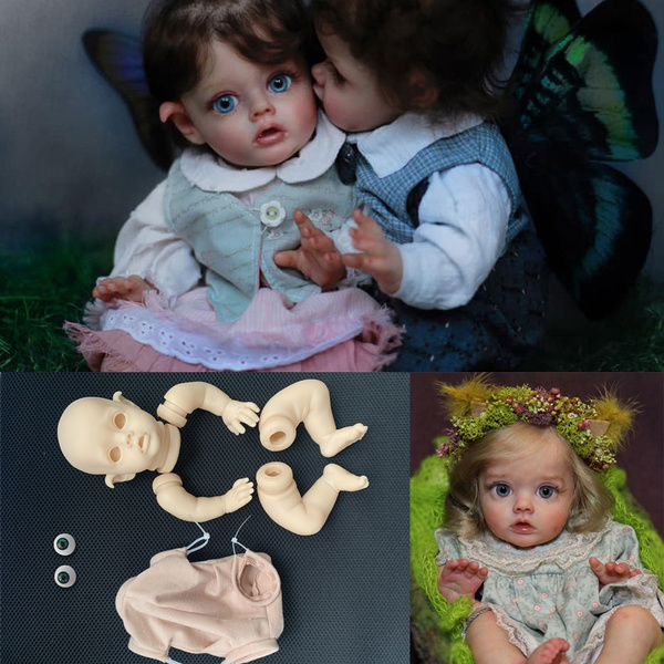 Details about   12” Lifelike reborn fairy doll kit DIY vinyl unpainted Gift toy with certificate