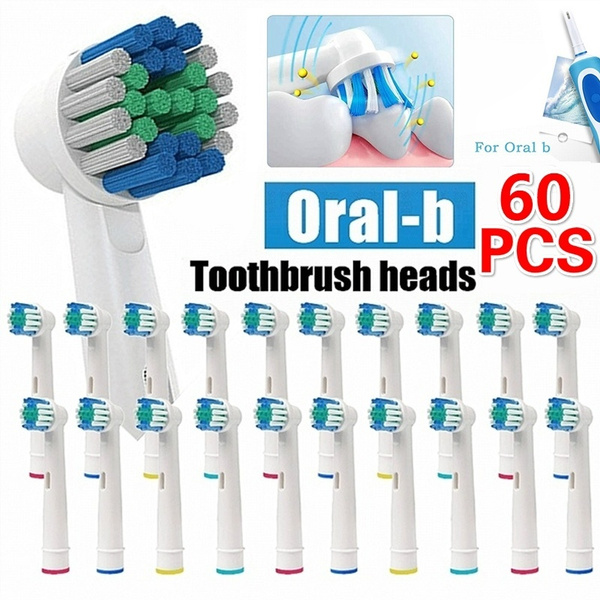 Slovenia sing Brilliant 4/8/12/20/40/60 Pcs/ Vitality Rechargeable Electric Toothbrush Heads  Replace for Oral-B for Braun Oral B Vitality Precision | Wish