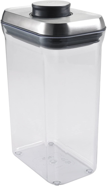 OXO SteeL POP Container - Airtight Food Storage - 4 Qt for Flour