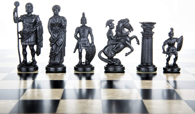 Plastic, Chess, romanchessset, Board & Traditional Games