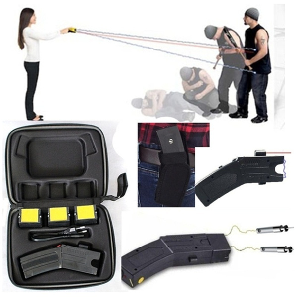  Stun Gun Remote Distance Electric Shock Selfdefense Outdoor  Flashlight Women's Self-Defense : Sports & Outdoors