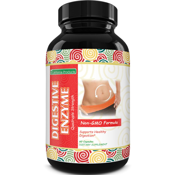 Pure Digestive Enzyme Capsules with Lipase Amylase Protease Aids