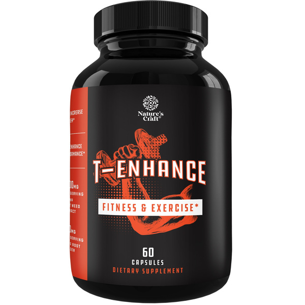 Natures Craft Gorilla Muscle Men's Testosterone Booster Supplement Workout 60 capsules