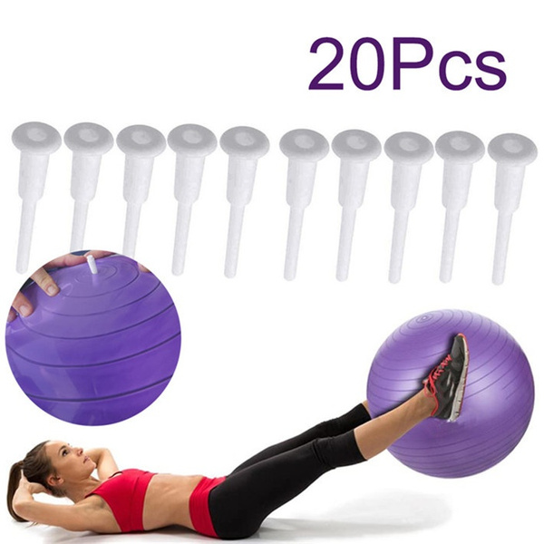 Fitness Exercise Sport Yoga Ball Inflatable Bed Pool Air Stopper Plug Pin 