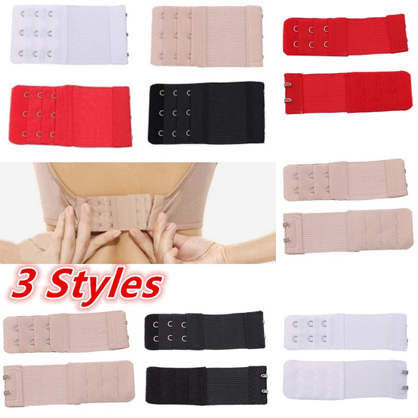 10 Pieces Women's Bra Extenders Elastic Stretchy Bra Extension Strap 3