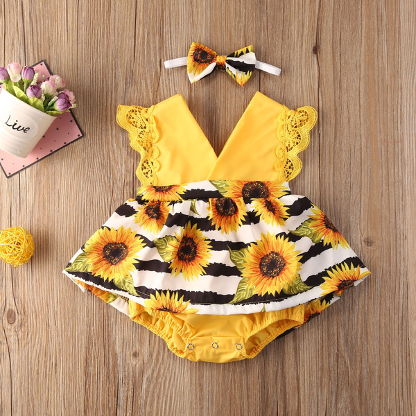 Sunflower bodysuit sales