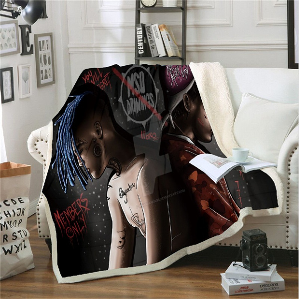 Blanket Sofa Bed Blanket Super Soft Warm Hip Hop Rapper of