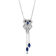 Owl, Necklaces Pendants, Chain, owl necklace