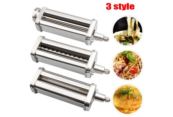 Pasta Roller Cutter Attachment Set Compatible with Kitchen Stand Mixers,  Included Pasta Sheet Roller, Spaghetti Cutter, Fettuccine Cutter Maker  Accessories