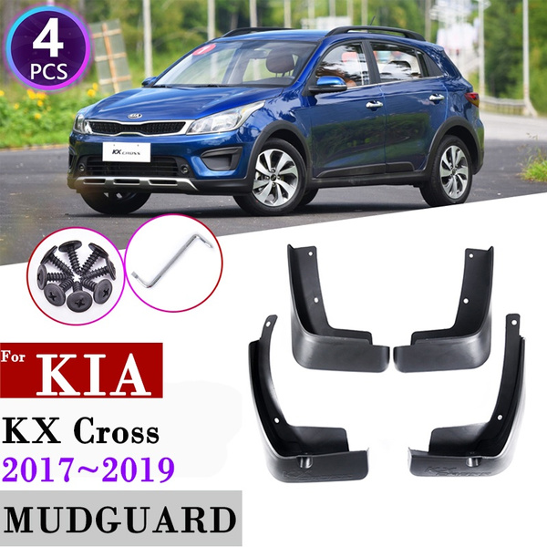  Guardabarros delanteros y traseros para KIA KX Cross/Rio x-line, guardabarros para coche, guardabarros, guardabarros, accesorios para guardabarros XLine