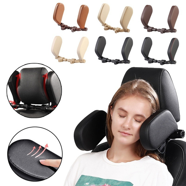 Car Seat Headrest Pillow Neck Lumbar Support Pillow For Car Travel