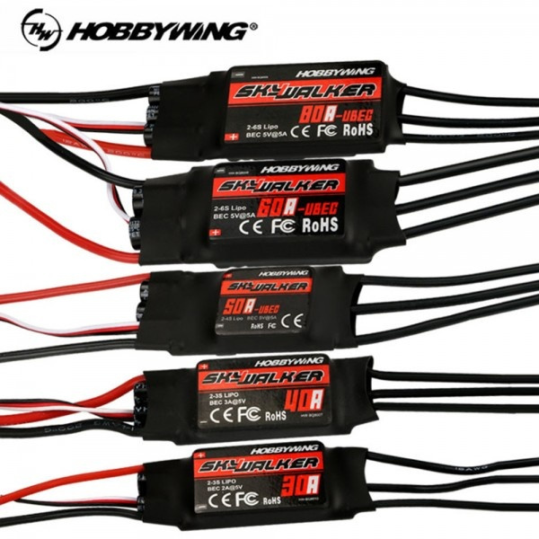 Hobbywing Skywalker 40A/60A/80A   Brushless ESC Speed Controller For RC Car NEW 