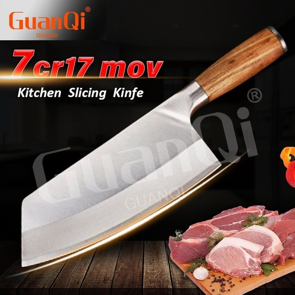 Kitchen Knife 7cr17 Sharp High Carbon Stainless Steel Laser