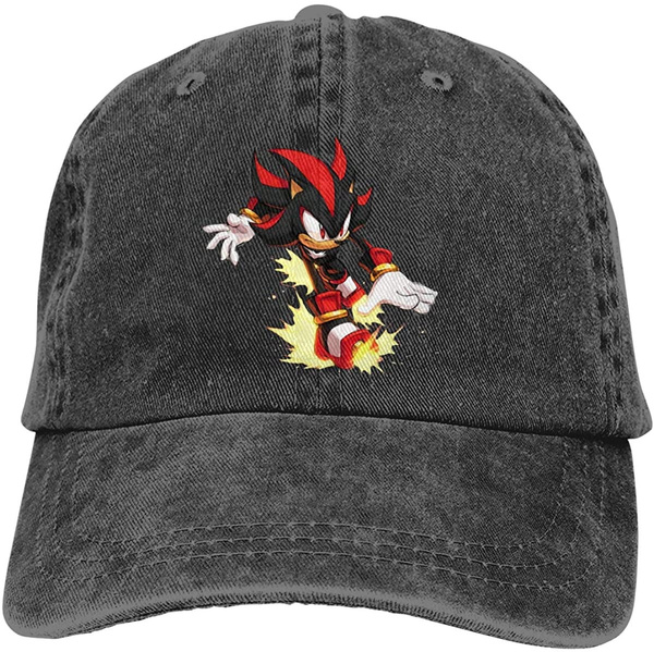 Sonic Shadow The Hedgehog Unisex Peaked 