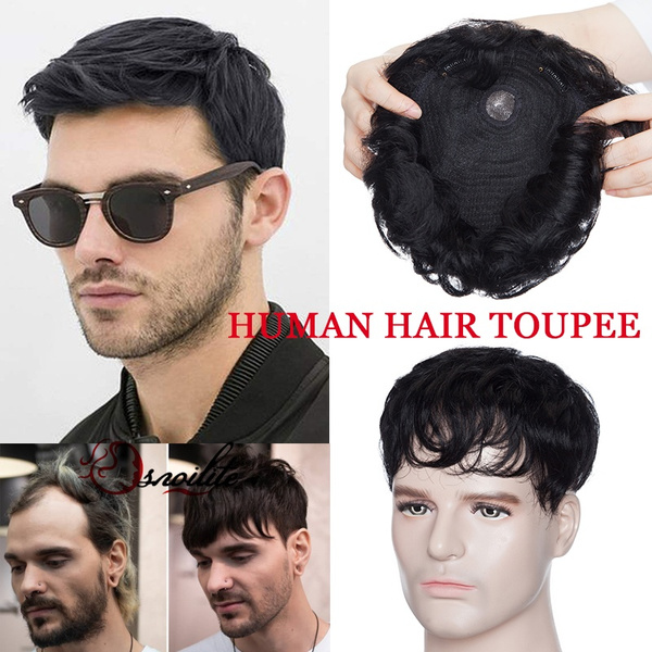 clip hair wig for men