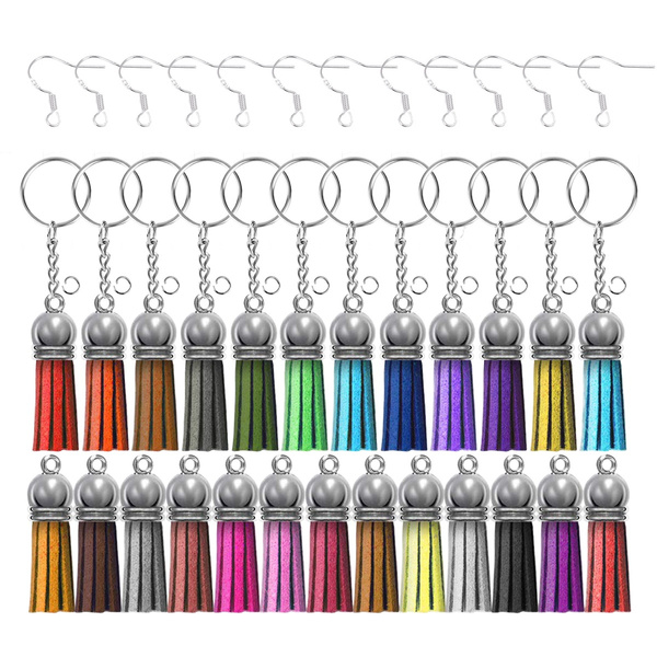 Keychain Tassels Jewelry Key Charms - 300pcs Keychain Tassels Bulk