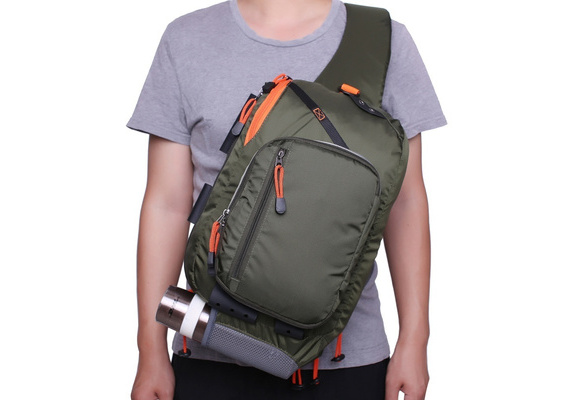 Fly Fishing Sling Pack Multi Function Fishing Gear Bags Pack Fishing Tackle  Shoulder Bag