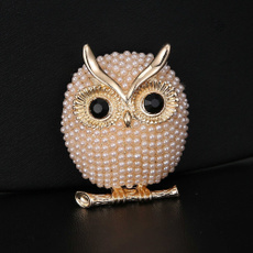 Jewelry, Owl, brooches, Christmas
