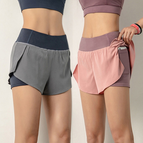 Double Layer Yoga Shorts