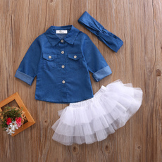 Toddler, Sleeve, Long Sleeve, Skirts