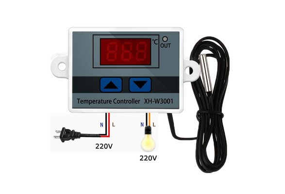 Details about   W3001 24V Digital LED Temperature Controller 10A Thermostat Control Switch Probe