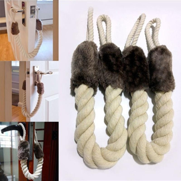 Doorstop Rope Set Of 1 Fits to Doors Slamming Shut Wedge Door Handles ...
