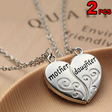 Heart, Chain Necklace, Love, Jewelry