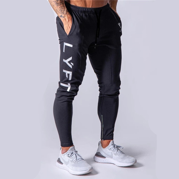 New Mens Slim Fit Joggers Tapered Sweatpants Gym Running Athletic Pants with | Wish