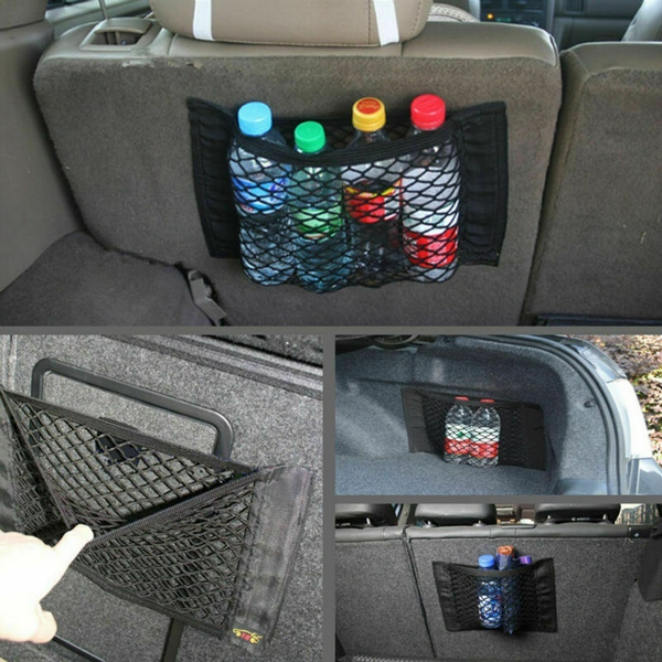 Foldable Car Trunk Storage Mesh Backseat  Five Pocket Cargo Net Organizers TK 