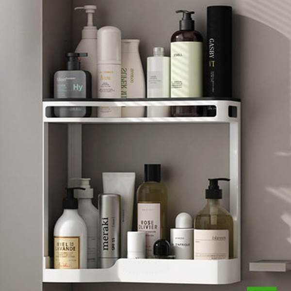 Bathroom Shelf Cosmetic Shampoo Shower Shelf Holder Wall Mounted