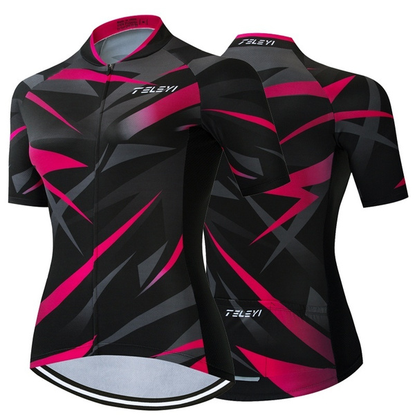 Women Cycling Jersey ciclismo Clothing Bike jersey Short Sleeve Bicycle shirts 