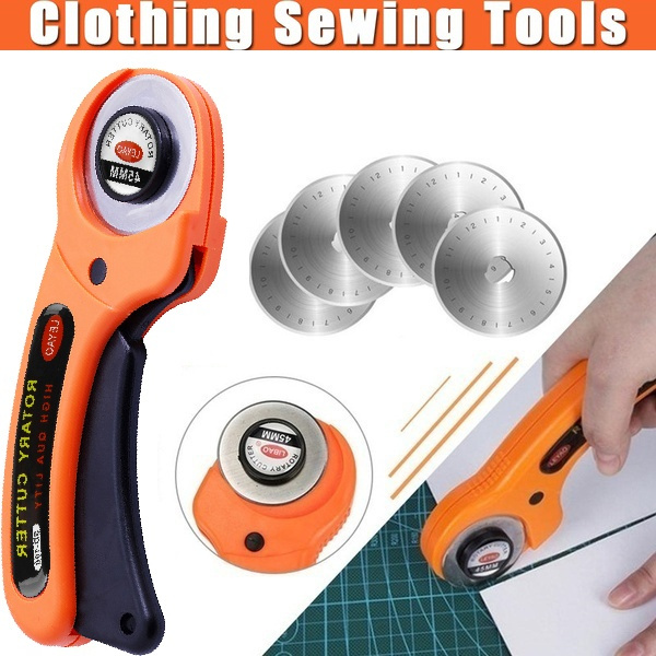 Rotary Cutter 5 Blades Cutting Fabric for Sewing Quilting Fabric