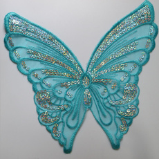 butterfly, decorativepatche, laceapplique, Moda