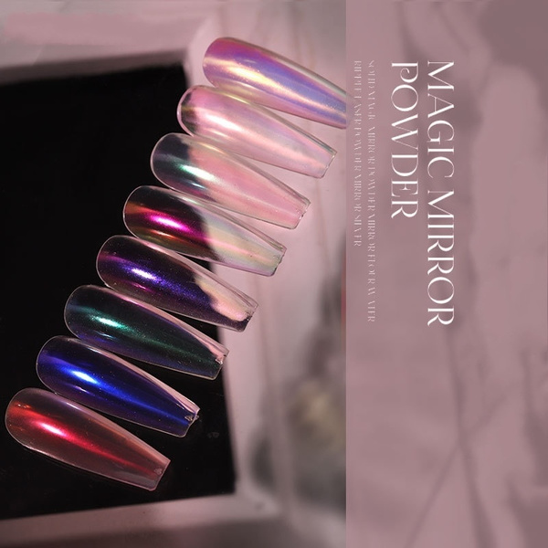 Nail Art Solid Aurora Powder Laser Ice Transparent Nude Manicure Effect Pigment Wish Nail Art Solid Aurora Powder Laser Ice Transparent Nude Manicure Effect Pigment Wish