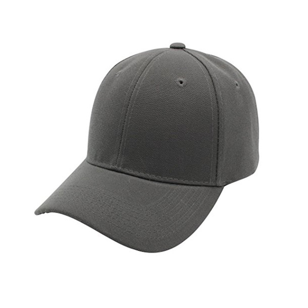 charcoal grey baseball cap