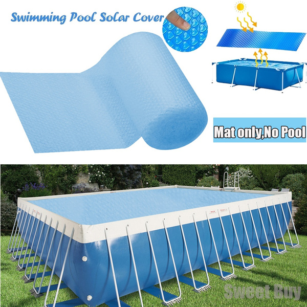 Rectangle Pool Cover Solar Cover, Swimming Pools Place Bubble, Bubble