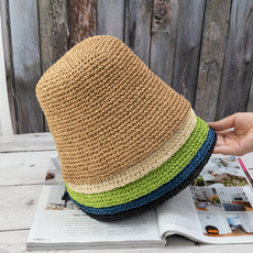 Summer, Fashion, Beach hat, straw
