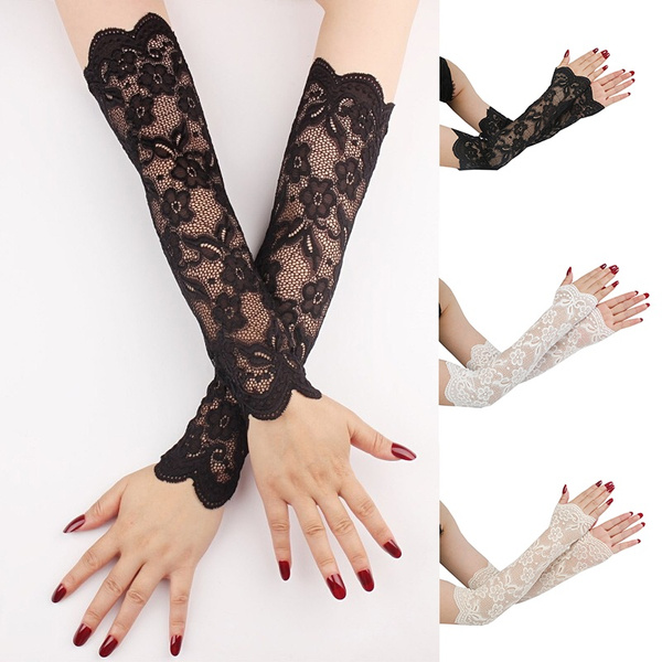 Long Arm Sleeve with Lace