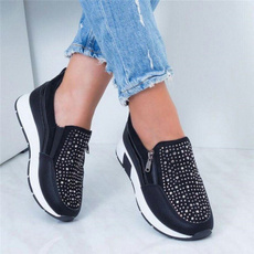 Sneakers, Outdoor, Womens Shoes, Crystal
