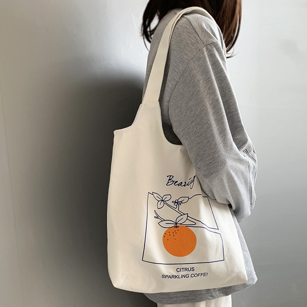Petit Prince Women's Cute Owl Print Cotton Canvas Tote Bag Cute | Wish