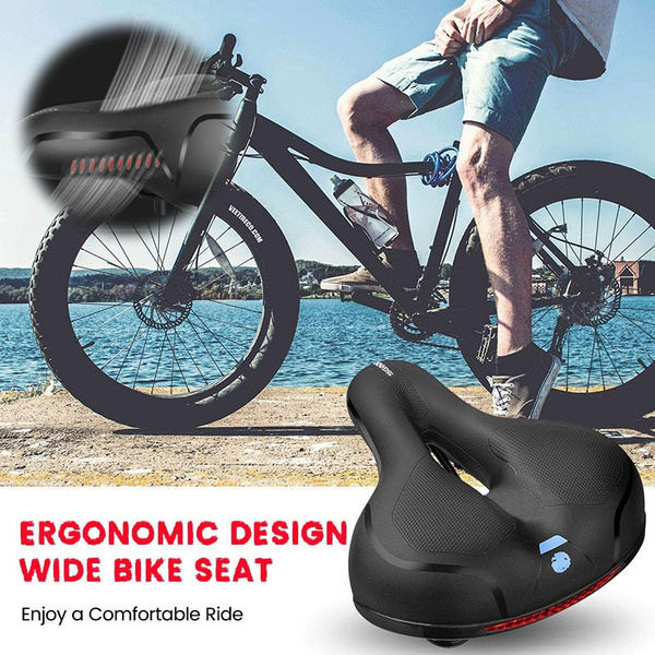 extra wide bike seat