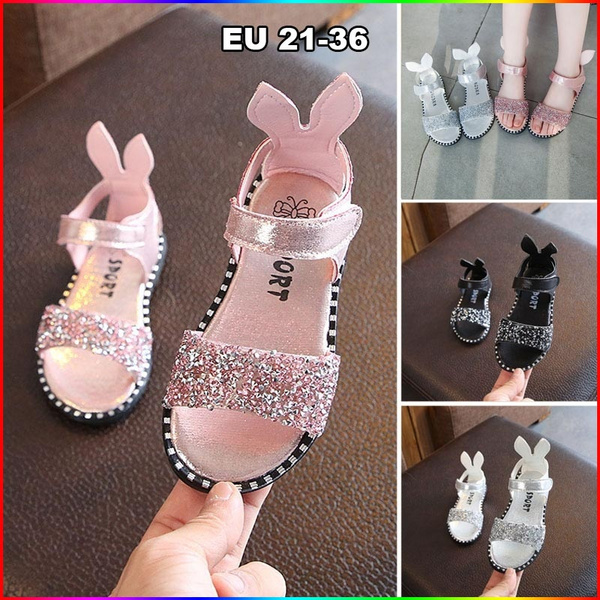 Gubotare Girl's Sandals Girls Sandals Low Heel Dress Open Toe Sandals  Flower Wedding Party for Little Kid (White,11.5) - Walmart.com