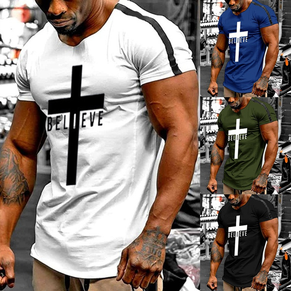 christian workout t shirts