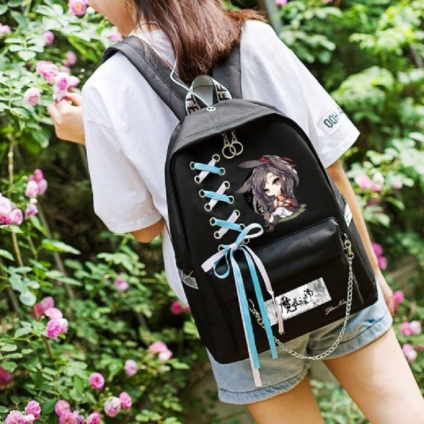 Details about   Anime Grandmaster of Demonic Cultivation Wuxian Backpack Casual Shoulder Bag 