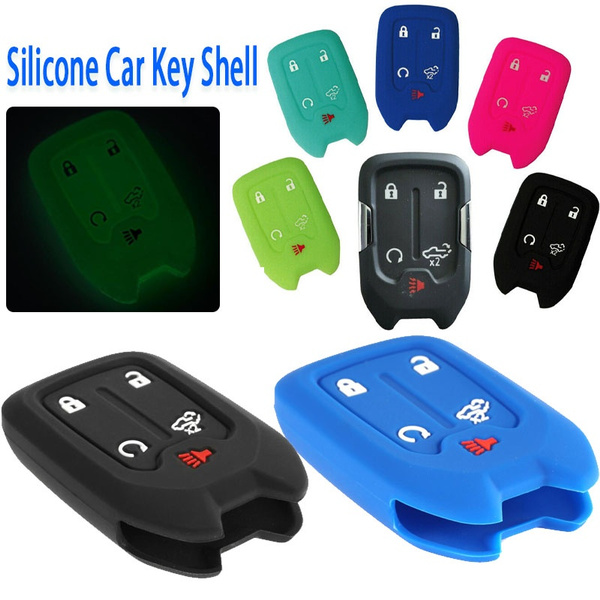 Chevrolet Keyless Entry Key Fob Silicone Rubber Remote Cover 2019 2020 Silverado 