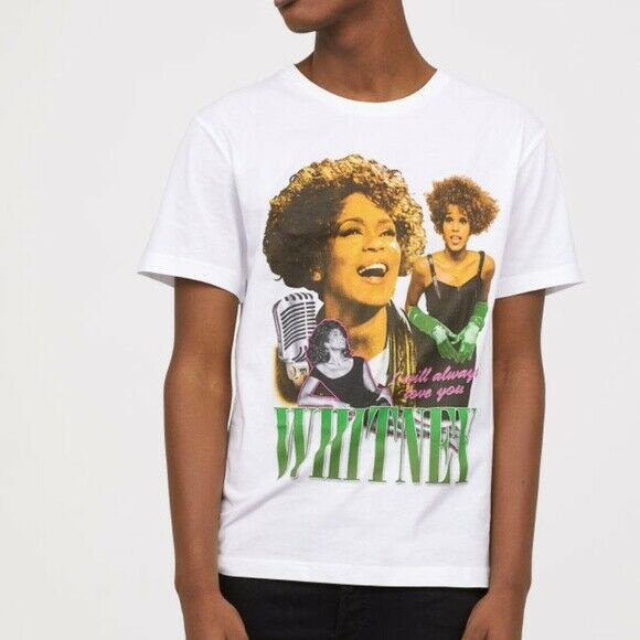 whitney houston shirt men